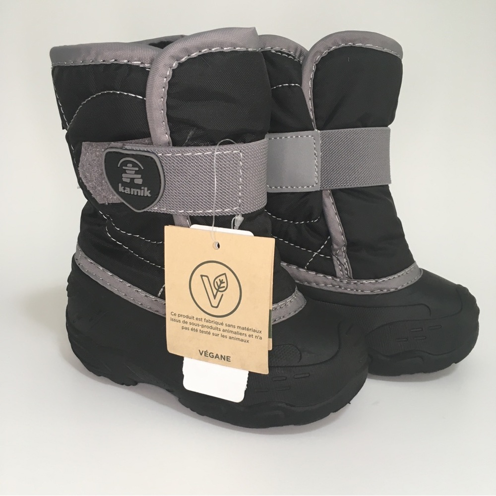 KAMIK Toddler Snowbug Winter boots size 6 NWT Black